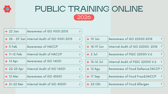 Jadwal Public Training Online 2026